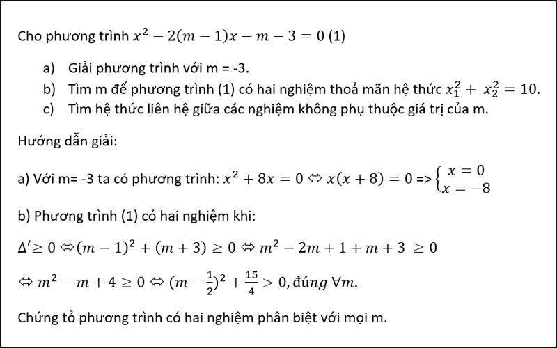 Bài tập 2 - Bài tập về định lý Viet (1)